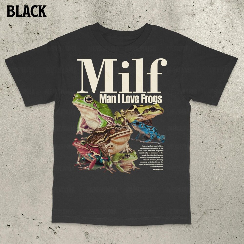 Man I Love Frogs T-Shirt, Meme Frog Shirt, Vintage Style Unisex T-Shirt 99